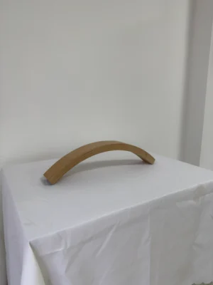 Premium Solid White Ash Wood Press-Curved Bent Slat | 58.2 x 7.3 x 3 cm (22.91" x 2.87" x 1.18") | Furniture-Grade Curved Ash Blank for Bentwood Furniture, Woodworking & DIY Home Decor