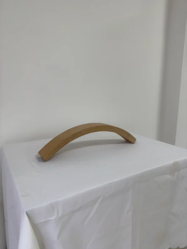 Premium Solid White Ash Wood Press-Curved Bent Slat | 58.2 x 7.3 x 3 cm (22.91" x 2.87" x 1.18") | Furniture-Grade Curved Ash Blank for Bentwood Furniture, Woodworking & DIY Home Decor
