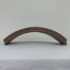 Premium Solid Black Walnut Laminated Bent Plywood Slat | 55 x 11.7 x 4 cm (21.65" x 4.61" x 1.57") | Furniture-Grade Curved Ash Veneer Wood Blank for Bentwood Furniture & Woodworking