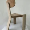 Nordic Solid Wood Dining Chair - Minimalist Ash & Mixed Hardwood Accent Chair
