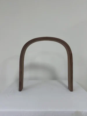 Premium Solid Black Walnut Press-Curved Bent Slat | 136.5 x 7.7 x 2.3 cm (53.74" x 3.03" x 0.91") | Luxury Curved Wood Blank for High-End Furniture & Bespoke Woodworking