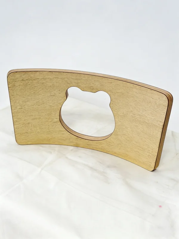 Charming Wooden Bear-Themed Accessory