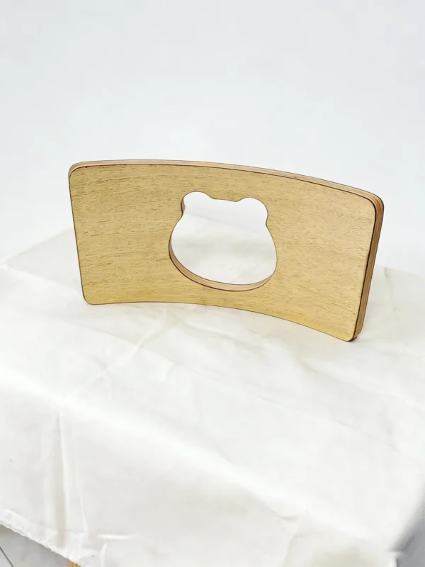 Charming Wooden Bear-Themed Accessory