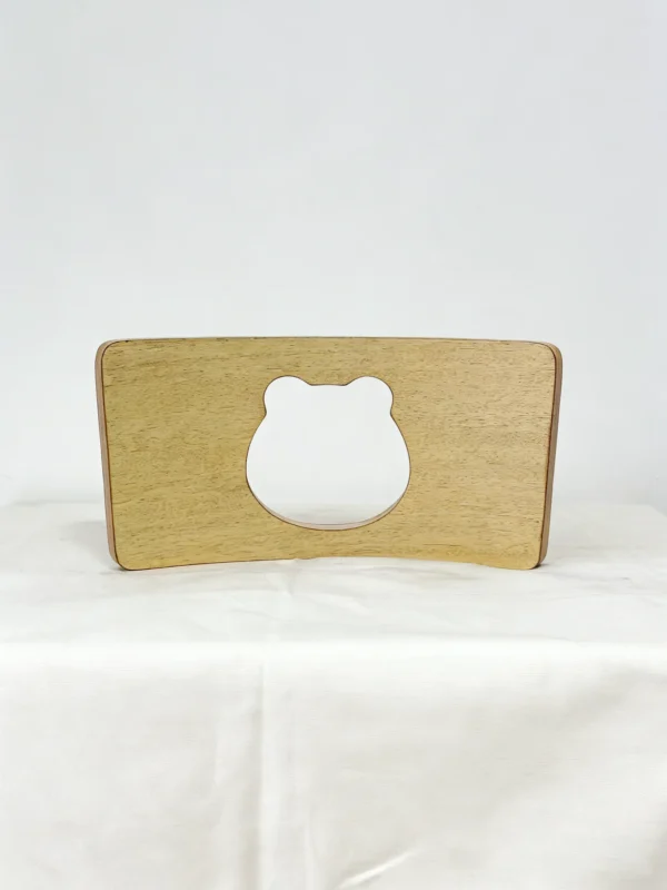 Charming Wooden Bear-Themed Accessory