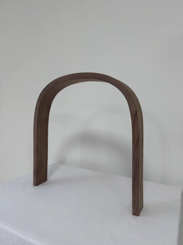 Premium Solid Black Walnut Press-Curved Bent Slat | 136.5 x 7.7 x 2.3 cm (53.74" x 3.03" x 0.91") | Luxury Curved Wood Blank for High-End Furniture & Bespoke Woodworking