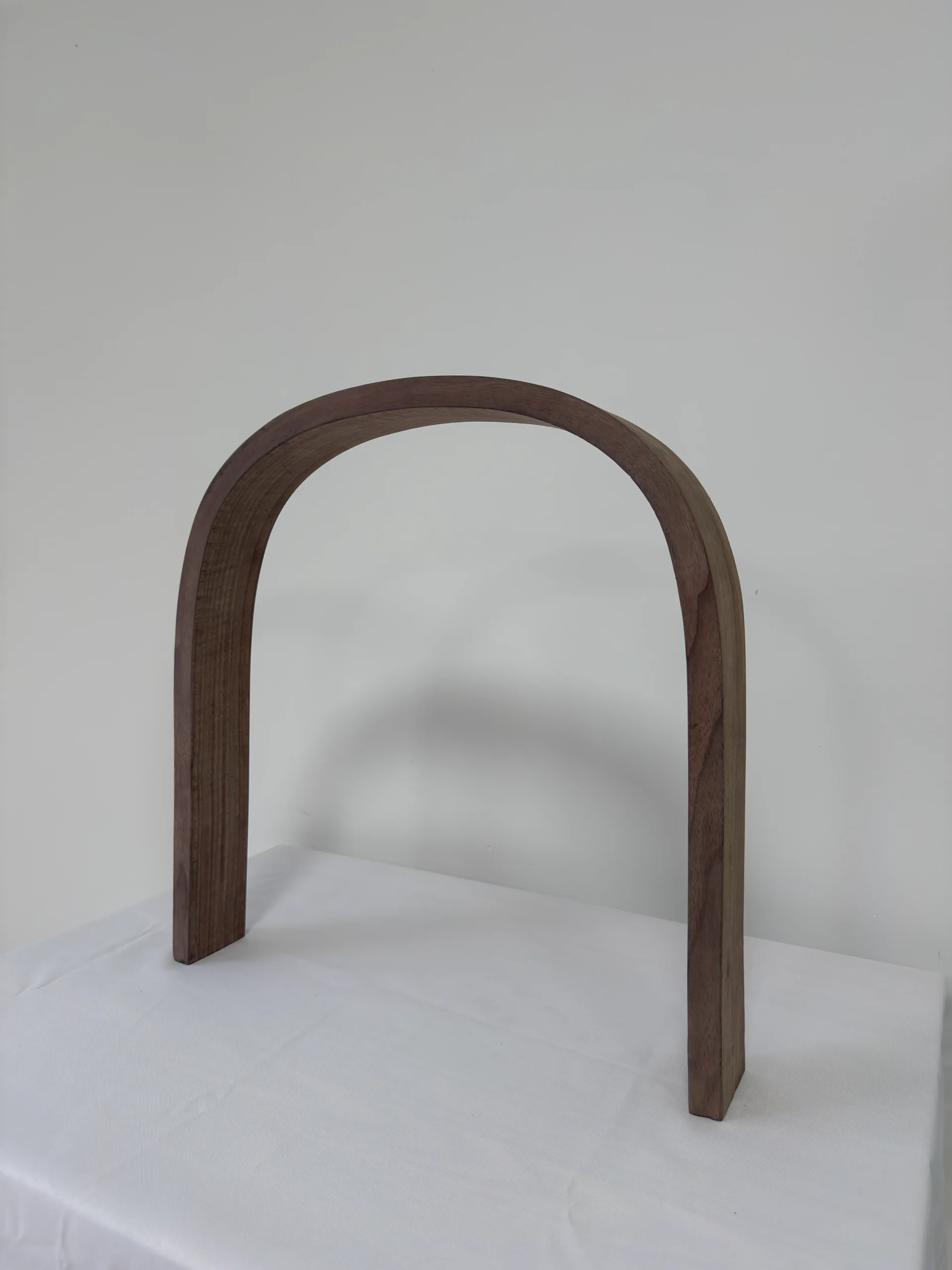 Premium Solid Black Walnut Press-Curved Bent Slat | 136.5 x 7.7 x 2.3 cm (53.74" x 3.03" x 0.91") | Luxury Curved Wood Blank for High-End Furniture & Bespoke Woodworking