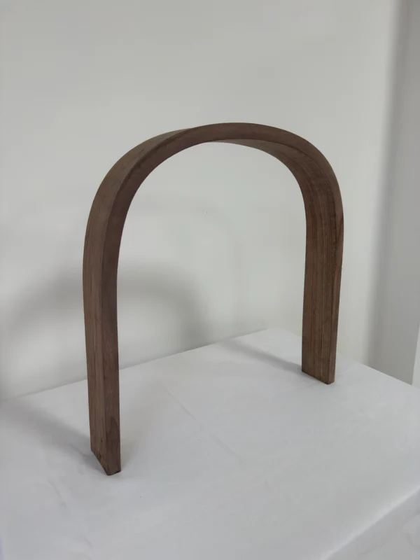 Premium Solid Black Walnut Press-Curved Bent Slat | 136.5 x 7.7 x 2.3 cm (53.74" x 3.03" x 0.91") | Luxury Curved Wood Blank for High-End Furniture & Bespoke Woodworking