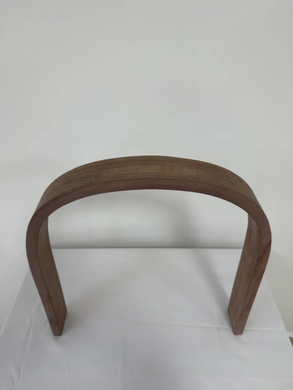 Premium Solid Black Walnut Press-Curved Bent Slat | 136.5 x 7.7 x 2.3 cm (53.74" x 3.03" x 0.91") | Luxury Curved Wood Blank for High-End Furniture & Bespoke Woodworking
