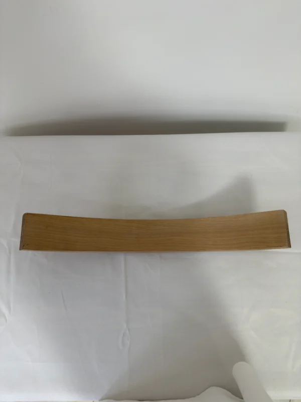 Premium Solid White Ash Wood Press-Curved Bent Slat | 58.2 x 7.3 x 3 cm (22.91" x 2.87" x 1.18") | Furniture-Grade Curved Ash Blank for Bentwood Furniture, Woodworking & DIY Home Decor