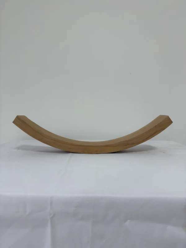 Premium Solid White Ash Wood Press-Curved Bent Slat | 58.2 x 7.3 x 3 cm (22.91" x 2.87" x 1.18") | Furniture-Grade Curved Ash Blank for Bentwood Furniture, Woodworking & DIY Home Decor