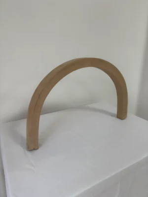 Premium Solid White Ash Wood Press-Curved Bent Slat | 109.5 x 4.6 x 4 cm (43.11" x 1.81" x 1.57") | Furniture-Grade Curved Ash Blank for Bentwood Furniture, Woodworking & DIY Home Decor