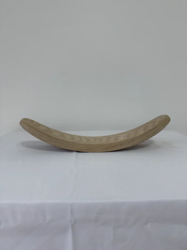 Premium Solid White Ash Wood Press-Curved Bent Slat | 53 x 12 x 2.5 cm (20.87" x 4.72" x 0.98") | Furniture-Grade Curved Ash Blank for Bentwood Furniture, Woodworking & DIY Home Decor