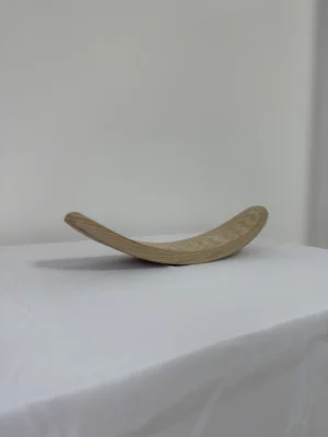 Premium Solid White Ash Wood Press-Curved Bent Slat | 53 x 12 x 2.5 cm (20.87" x 4.72" x 0.98") | Furniture-Grade Curved Ash Blank for Bentwood Furniture, Woodworking & DIY Home Decor