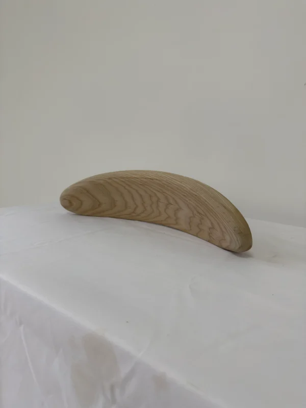 Premium Solid White Ash Wood Press-Curved Bent Slat | 53 x 12 x 2.5 cm (20.87" x 4.72" x 0.98") | Furniture-Grade Curved Ash Blank for Bentwood Furniture, Woodworking & DIY Home Decor