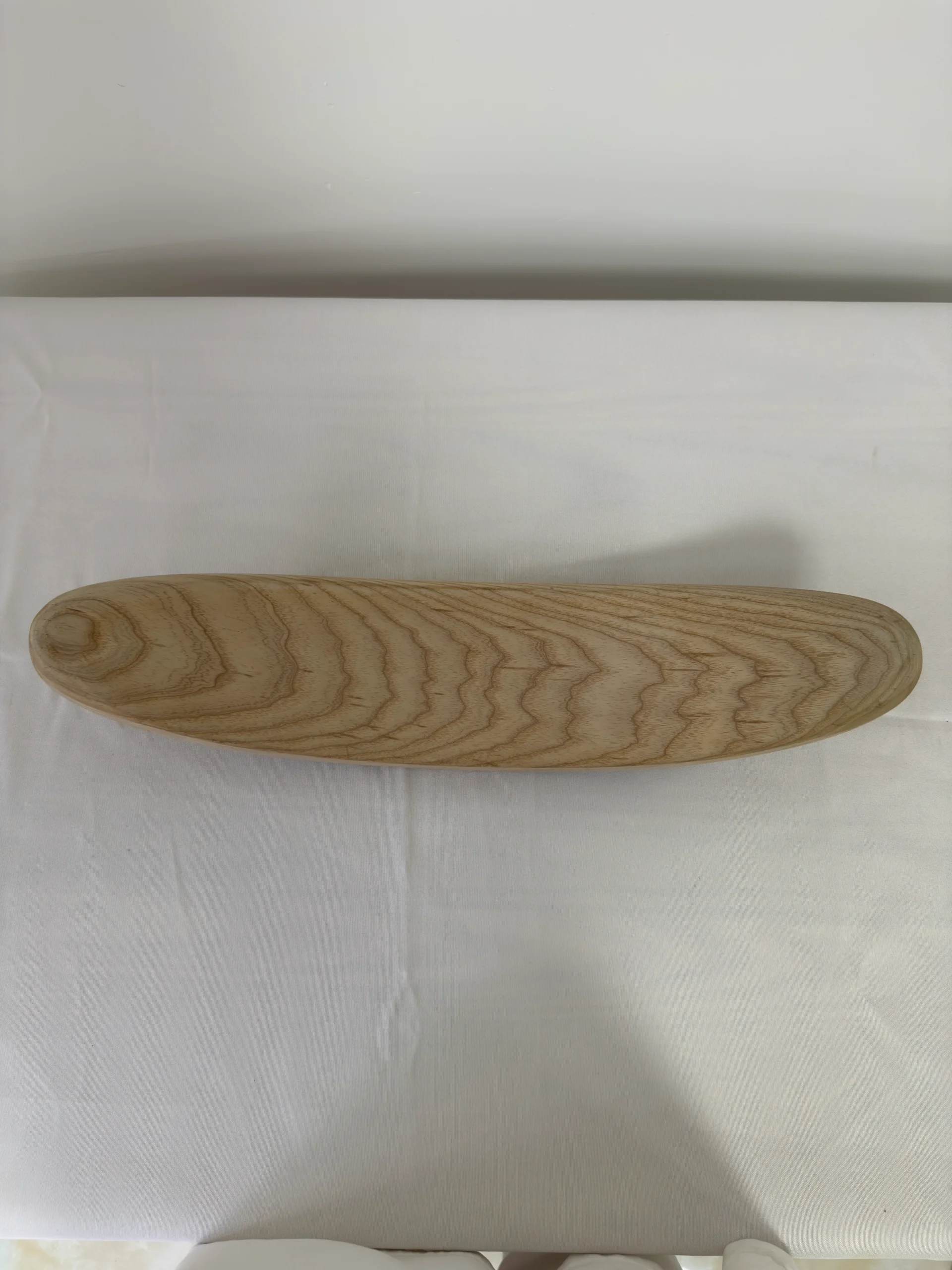 Premium Solid White Ash Wood Press-Curved Bent Slat | 53 x 12 x 2.5 cm (20.87" x 4.72" x 0.98") | Furniture-Grade Curved Ash Blank for Bentwood Furniture, Woodworking & DIY Home Decor