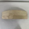 Premium Solid White Ash Wood Press-Curved Bent Slat | 54 x 13.5 x 3 cm (21.26" x 5.31" x 1.18") | Wide-Format Furniture-Grade Curved Ash Blank for Bentwood Furniture, Woodworking & DIY Home Decor