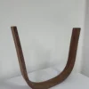 Premium Solid Black Walnut Press-Curved Bent Slat | 136.7 x 7.8 x 2.1 cm (53.82" x 3.07" x 0.83") | Luxury Curved Wood Blank for High-End Bentwood Furniture & Bespoke Woodworking