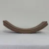 Premium Solid Black Walnut Laminated Bent Plywood Slat | 55 x 11.7 x 4 cm (21.65" x 4.61" x 1.57") | Furniture-Grade Curved Ash Veneer Wood Blank for Bentwood Furniture & Woodworking