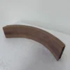 Premium Solid Black Walnut Laminated Bent Plywood Slat | 55 x 11.7 x 4 cm (21.65" x 4.61" x 1.57") | Furniture-Grade Curved Ash Veneer Wood Blank for Bentwood Furniture & Woodworking