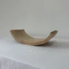 Premium Solid White Ash Wood Press-Curved Bent Slat | 47.5 x 18.2 x 2.2 cm (18.7" x 7.17" x 0.87") | Wide-Format Furniture-Grade Curved Ash Blank for Bentwood Furniture, Woodworking & DIY Home Decor