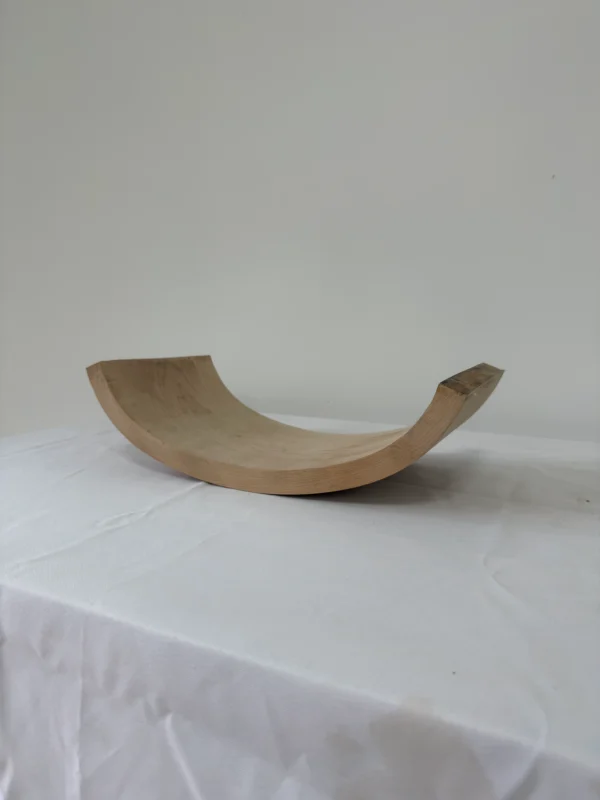 Premium Solid White Ash Wood Press-Curved Bent Slat | 47.5 x 18.2 x 2.2 cm (18.7" x 7.17" x 0.87") | Wide-Format Furniture-Grade Curved Ash Blank for Bentwood Furniture, Woodworking & DIY Home Decor