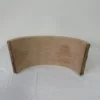 Premium Solid White Ash Wood Press-Curved Bent Slat | 47.5 x 18.2 x 2.2 cm (18.7" x 7.17" x 0.87") | Wide-Format Furniture-Grade Curved Ash Blank for Bentwood Furniture, Woodworking & DIY Home Decor