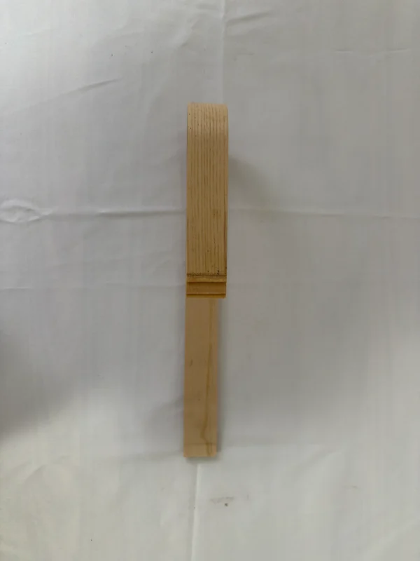 Premium Bent Plywood Slat with Double-Sided White Ash Veneer | 60 x 3.5 x 0.8 cm (23.62" x 1.38" x 0.31") | Curved Ash Veneer Wood Blank for Furniture, Woodworking & DIY Home Decor