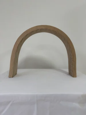 Premium Solid White Ash Wood Press-Curved Bent Slat | 115 x 11.5 x 2.9 cm (45.28" x 4.53" x 1.14") | Furniture-Grade Curved Ash Blank for Woodworking, Bentwood Furniture & Home Decor