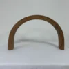 Premium Solid Zebrawood (Microberlinia Brazze) Press-Curved Bent Slat | 105 x 6.4 x 3.7 cm (41.34" x 2.52" x 1.46") | Luxury Solid Wood Blank for High-End Furniture & Bespoke Woodworking