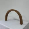 Premium Solid Zebrawood (Microberlinia Brazze) Press-Curved Bent Slat | 105 x 6.4 x 3.7 cm (41.34" x 2.52" x 1.46") | Luxury Solid Wood Blank for High-End Furniture & Bespoke Woodworking