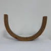 Premium Solid Zebrawood (Microberlinia Brazze) Press-Curved Bent Slat | 105 x 6.4 x 3.7 cm (41.34" x 2.52" x 1.46") | Luxury Solid Wood Blank for High-End Furniture & Bespoke Woodworking