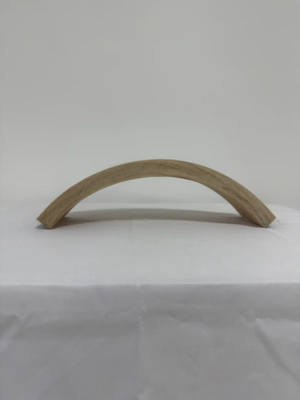 Premium Solid Ash Wood Press-Curved Slat | 54.5 x 13 x 3.3 cm (21.46" x 5.12" x 1.3") Curved Wood Blank for Furniture, DIY Woodworking & Home Decor