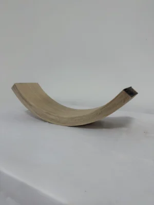 Premium Solid Ash Wood Press-Curved Slat | 54.5 x 13 x 3.3 cm (21.46" x 5.12" x 1.3") Curved Wood Blank for Furniture, DIY Woodworking & Home Decor