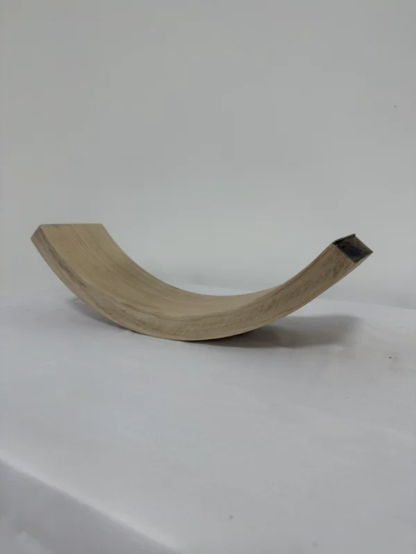 Premium Solid Ash Wood Press-Curved Slat | 54.5 x 13 x 3.3 cm (21.46" x 5.12" x 1.3") Curved Wood Blank for Furniture, DIY Woodworking & Home Decor