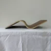 Premium Bent Laminated Double-Sided Curved Wood Panel | 66 x 35 x 1.1 cm (≈25.98" x 13.78" x 0.43") | Double-Sided Black Walnut / White Ash Options