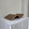 Premium Bent Laminated Double-Sided Curved Wood Panel | 66 x 35 x 1.1 cm (≈25.98" x 13.78" x 0.43") | Double-Sided Black Walnut / White Ash Options
