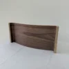 Premium Bent Laminated Double-Sided Black Walnut Plywood | 54 x 21 x 1.5 cm (≈21.26" x 8.27" x 0.59")