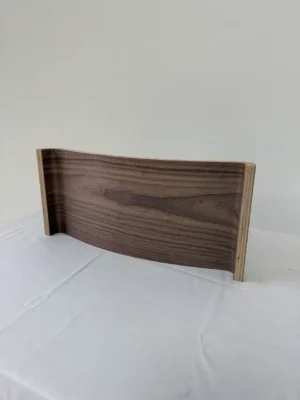 Premium Bent Laminated Double-Sided Black Walnut Plywood | 54 x 21 x 1.5 cm (≈21.26" x 8.27" x 0.59")