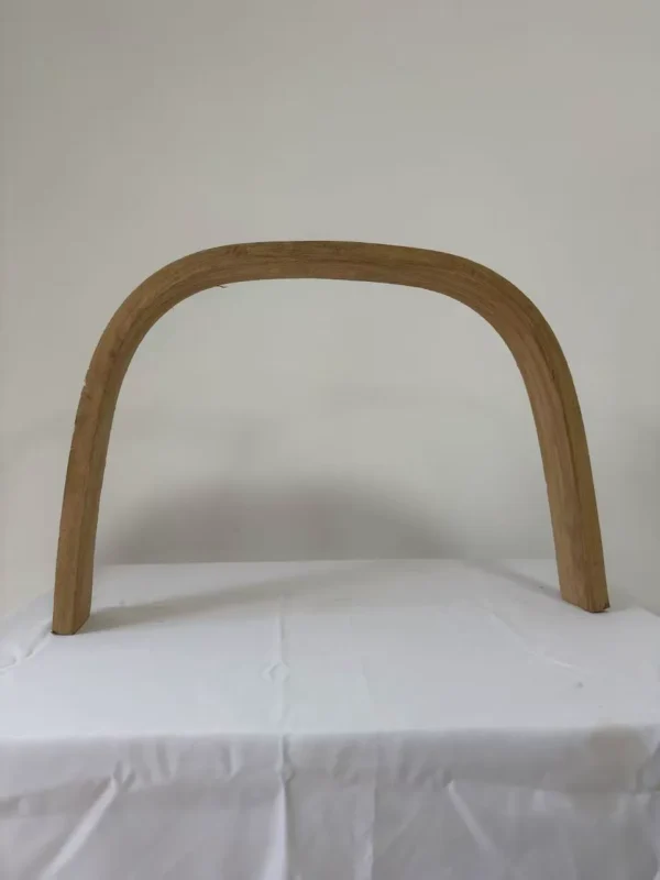 Premium Bent Laminated Solid Ash Wood Strip | 130 x 7.6 x 2.3 cm (≈51.18" x 3.0" x 0.91")