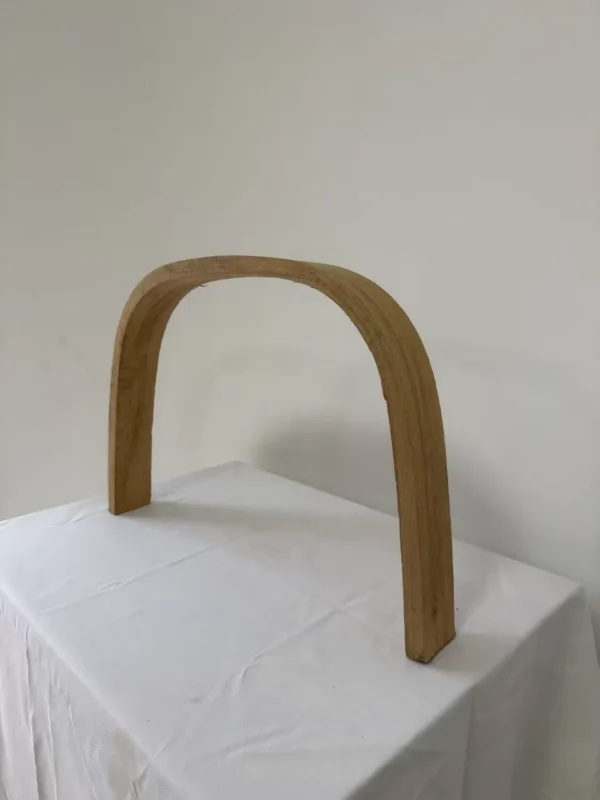 Premium Bent Laminated Solid Ash Wood Strip | 130 x 7.6 x 2.3 cm (≈51.18" x 3.0" x 0.91")