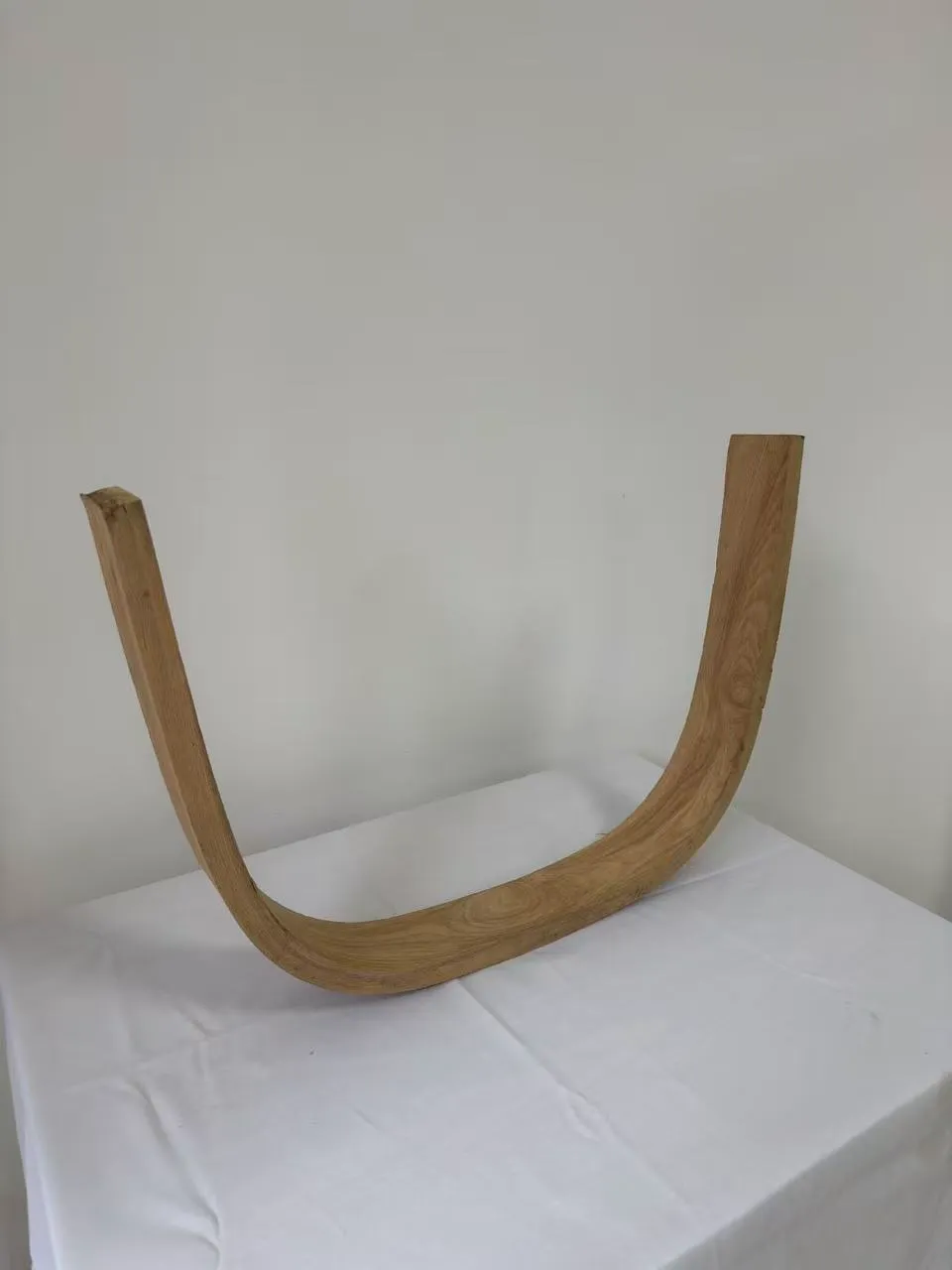 Premium Bent Laminated Solid Ash Wood Strip | 130 x 7.6 x 2.3 cm (≈51.18" x 3.0" x 0.91")