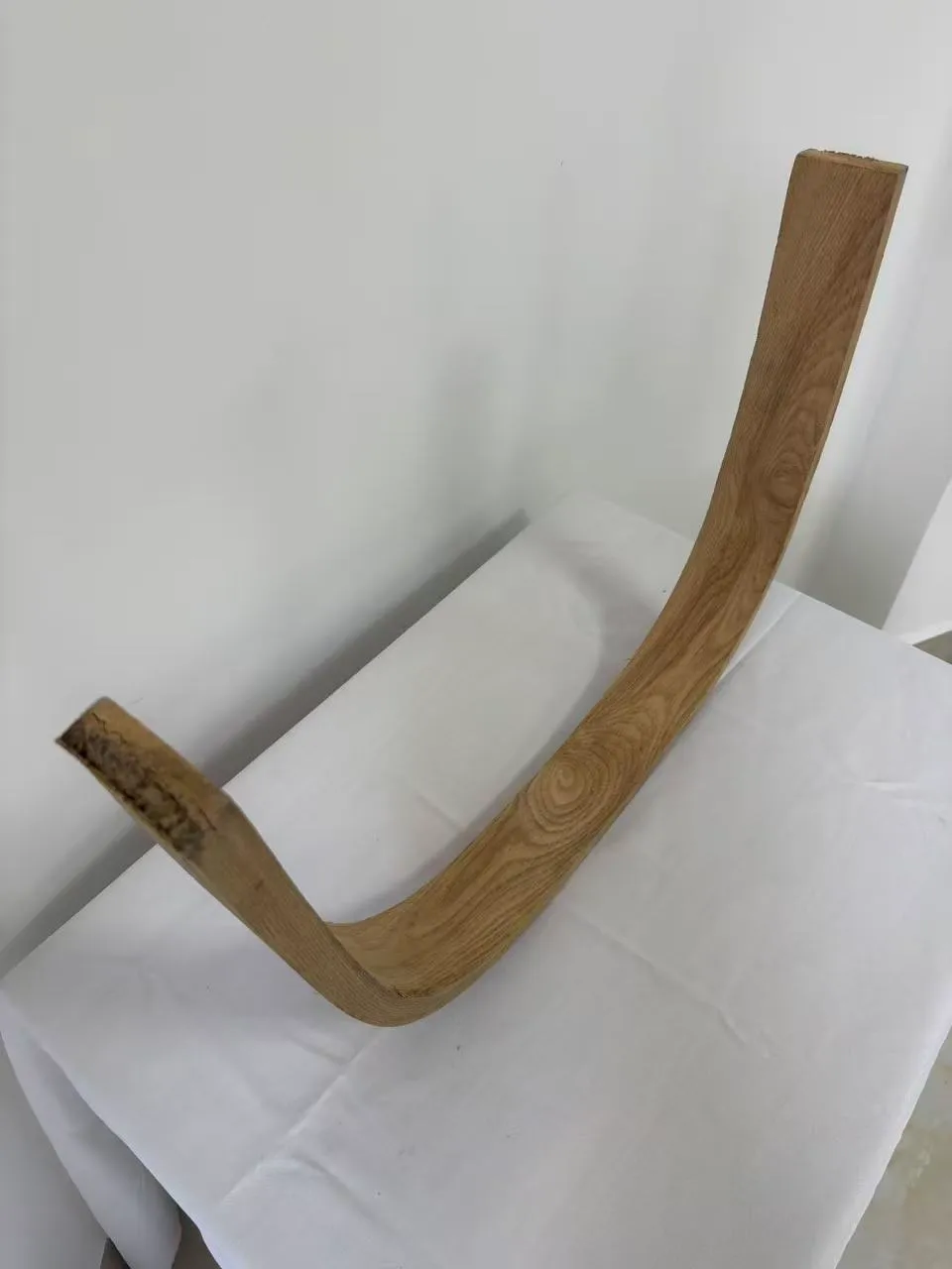 Premium Bent Laminated Solid Ash Wood Strip | 130 x 7.6 x 2.3 cm (≈51.18" x 3.0" x 0.91")