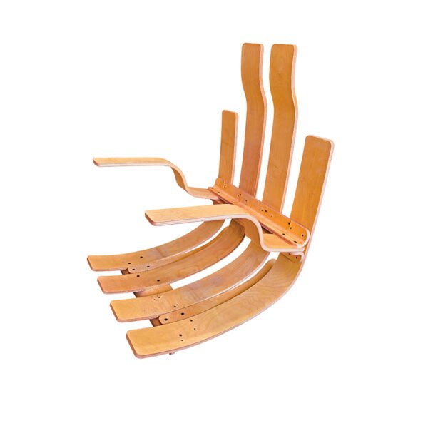 Eucalyptus Bentwood Lounge Chair Parts Luxury Leather Hotel Chair Fittings Plywood Frame Leisure Chair Plywood Components