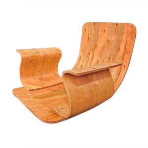 083f511ef79e681b3c2a897276b82452.jpg Premium Plywood Frame with Curved Wood Multi-Purpose Lounge Chair for Living Room,Bedroom & Outdoor (Armrest Design&Reading Use)