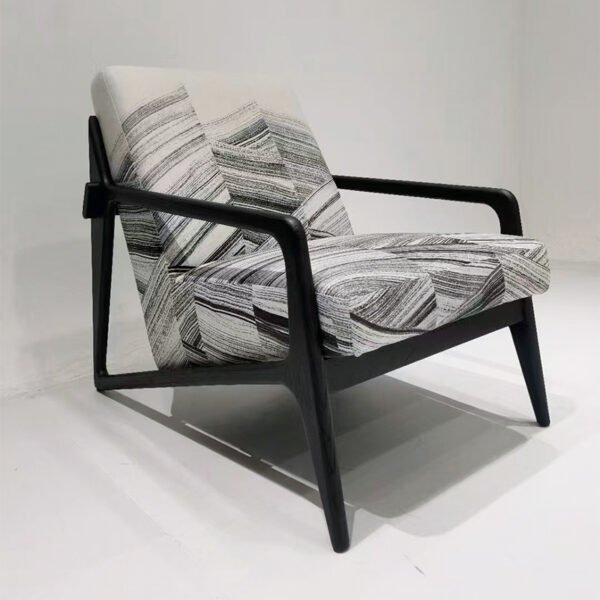 Leisure Sofa Chair-Curved Plywood Structure, Versatile for Hospitality Use