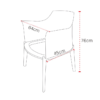 Dining Room Chair Plywood Back Seat One Piece Bentwood Eucalyptus Curved Plate