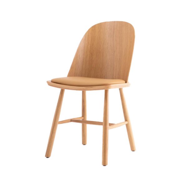 22212bab207130e3abcede70bcf730de.jpg Modern Curved Back Dining Chair -Ergonomic Support & Minimalist Design, Versatile Home/Office Seating Solution
