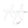 Eucalyptus Curved Wood Leisure Chair for Dining Living Room Bedroom Kitchen Outdoor Use High Pressure Laminated Sheet