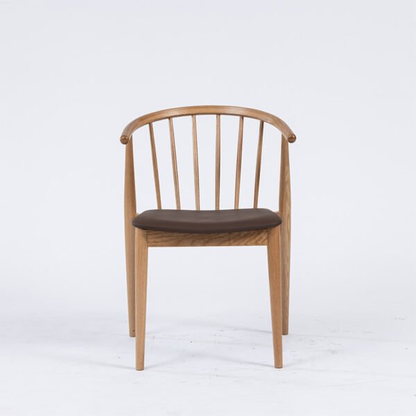 Modern Curved Back Dining Chair -Ergonomic Support & Minimalist Design, Versatile Home/Office Seating Solution