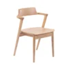 Modern Wooden Dining Armchair Sturdy Frame & Comfortable Seating for Home and Commercial Spaces Home Furniture